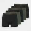 Pier One 5 PACK - Panties - Black/khaki -Pier One 00955010cec94d048deaec05ec199c27 1