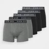 Pier One 5 PACK - Panties - Black/mottled Dark Grey -Pier One 0bef183125834ec58b4062b836afe5ae