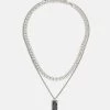 Pier One 2 PACK - Halskette - Silver-coloured -Pier One 10f41ce0c1944510a6e66259a8f1d8af