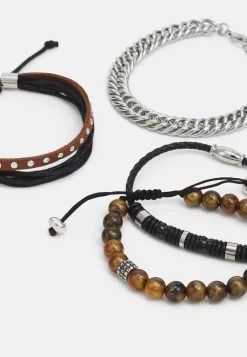 Pier One 4 PACK - Armband - Silver-coloured -Pier One 160a55536e024fbc8ff5de3525191522