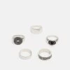 Pier One 5 PACK - Ring - Silver-coloured -Pier One 1dfd919f453a444ebcedd80b734d413a