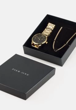 Pier One SET - Uhr - Gold-coloured 13 Pier One SET - Uhr - Gold-coloured -Pier One 259314e335c54499a18a1d7bf0eb6f1e