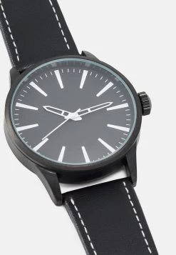 Pier One UNISEX - Uhr - Black -Pier One 370ad5cb755f444b9aa15a53da275e3a