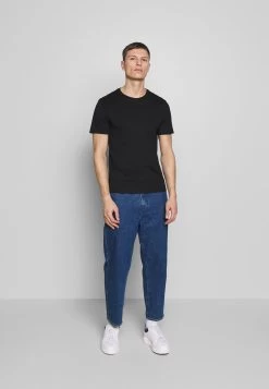 Pier One T-Shirt Basic - Black/white/blue -Pier One 57ef8b5d90b840ff83dd93f74f432d58 1