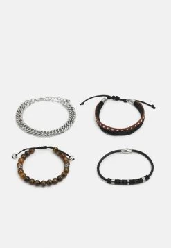 Pier One 4 PACK - Armband - Silver-coloured -Pier One 63cf059447144a91a73feb285e7d11ba 1