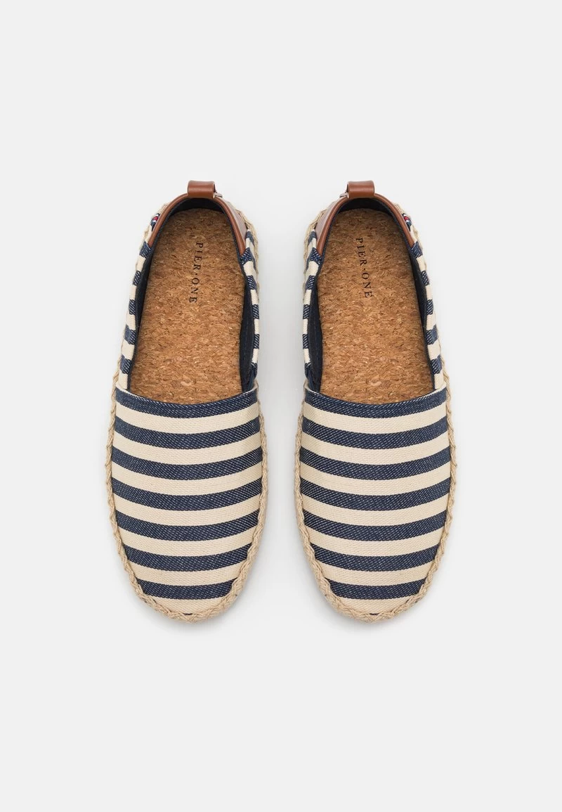 Pier One UNISEX - Espadrille - Dark Blue/white 5 Pier One UNISEX - Espadrille - Dark Blue/white – Bild 4