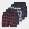 Pier One 5 PACK - Boxershorts - Black /dark Blue /dark Green -Pier One 67b1fc9b7b794ef8884c4a69cb3b9c60
