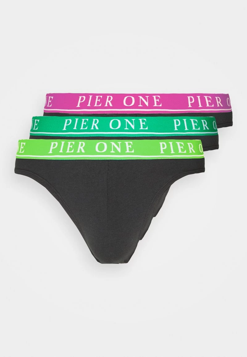 Pier One BRANDED WAISTBAND BRIEFS 3 PACK - Slip - Black 7 Pier One BRANDED WAISTBAND BRIEFS 3 PACK - Slip - Black – Bild 5