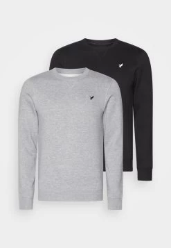 Pier One 23 Pier One Sweatshirt - Black/mottled Grey