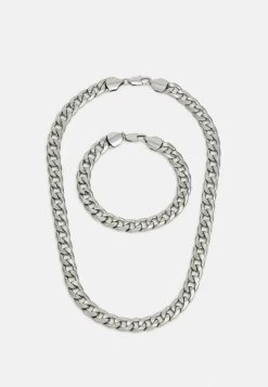 Pier One 2PACK SET - Halskette - Silver-coloured