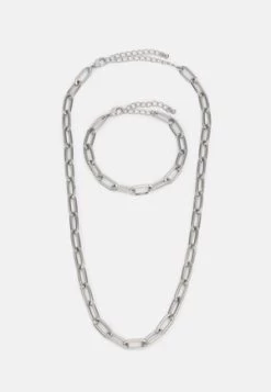 Pier One 6 PACK - Halskette - Silver-coloured -Pier One 9ca045e6c58a4906889aa4d1d912177a