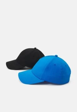 Pier One UNISEX 2 PACK - Cap - Black/blue -Pier One a3222d339bdc4db48163ddac86f243fe