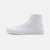 Pier One UNISEX - Sneaker High - White -Pier One ab484e4a4d894599ad89c65d031abde3