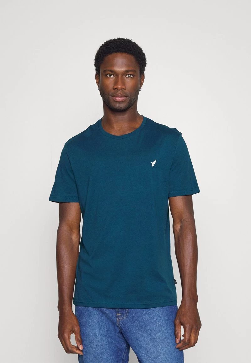 Pier One 5 PACK - T-Shirt Basic - White/blue/stone 6 Pier One 5 PACK - T-Shirt Basic - White/blue/stone – Bild 4