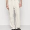 Pier One DRAWCORD TROUSERS - Stoffhose - Off-white 1 Pier One DRAWCORD TROUSERS - Stoffhose - Off-white -Pier One b95eb718ba79473385a4a0d44aaaf9c3
