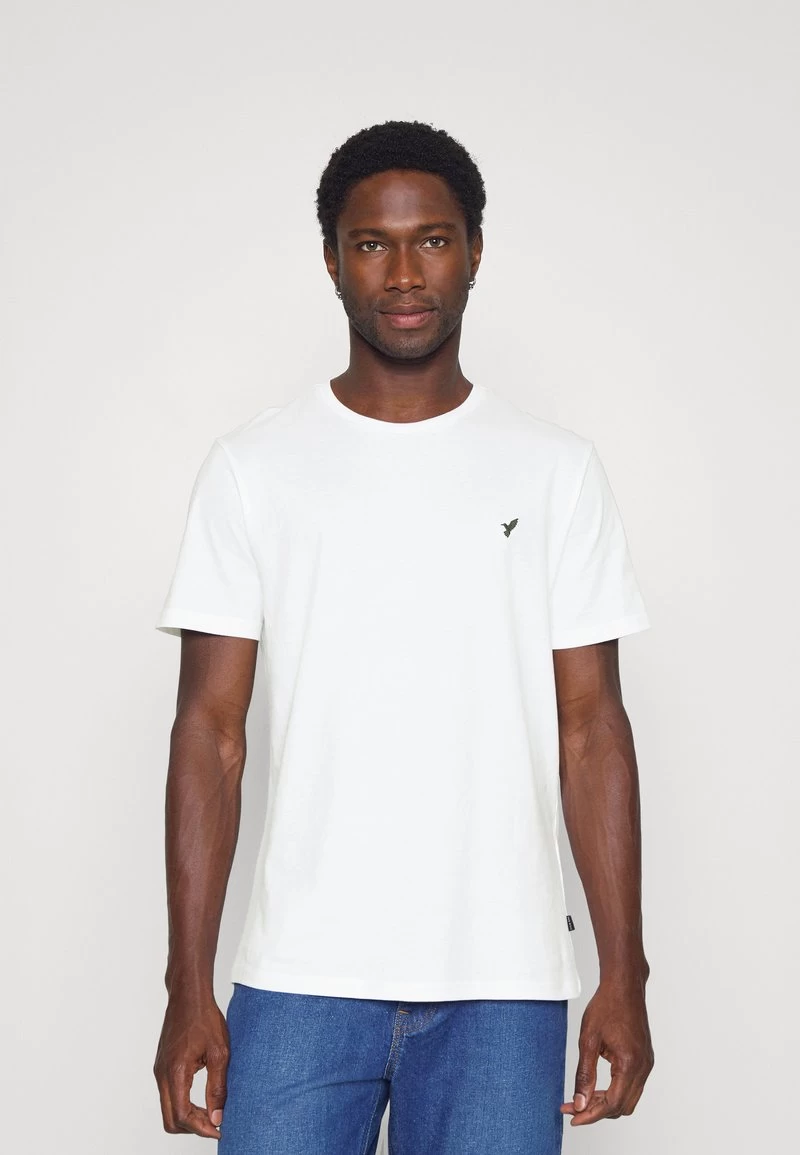 Pier One 5 PACK - T-Shirt Basic - White/blue/stone 4 Pier One 5 PACK - T-Shirt Basic - White/blue/stone – Bild 2