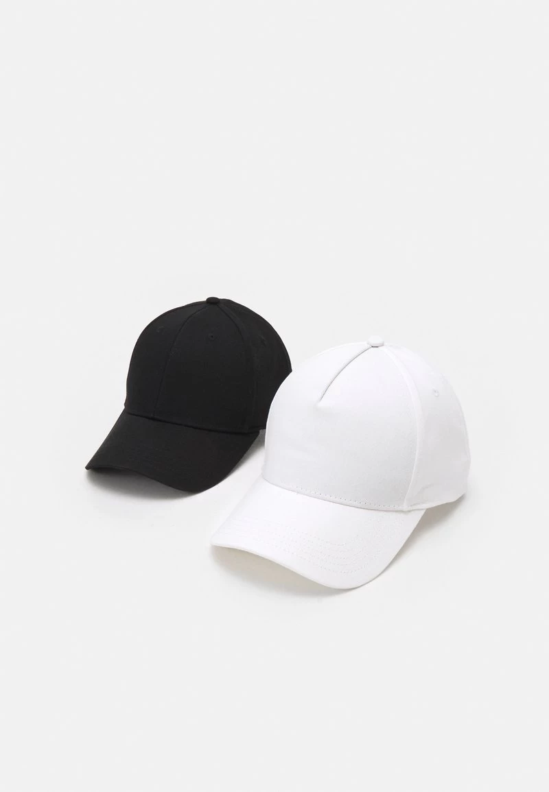 Pier One UNISEX 2 PACK - Cap - Black/white 7 Pier One UNISEX 2 PACK - Cap - Black/white – Bild 5