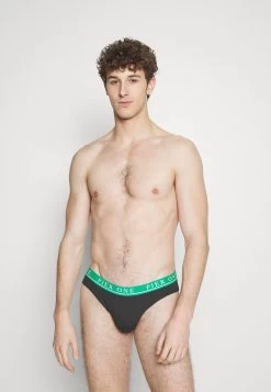 Pier One BRANDED WAISTBAND BRIEFS 3 PACK - Slip - Black 10 Pier One BRANDED WAISTBAND BRIEFS 3 PACK - Slip - Black -Pier One ce9530d43d744385b55479d22aaeaad2