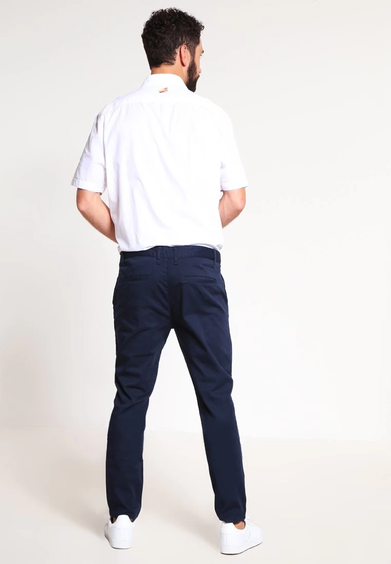 Pier One SLIM FIT CHINO - Chino - Dark Blue 5 Pier One SLIM FIT CHINO - Chino - Dark Blue – Bild 3