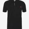 Pier One TRICOLORE TRIM POLO - Poloshirt - Black -Pier One e404807e1e204940957c687903f2c960
