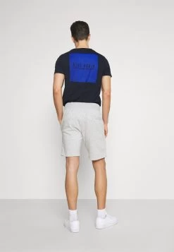 Pier One 2 PACK - Shorts - Mottled Light Grey/dark Blue -Pier One e60f7b3fdabf4ebdaf4ab507e95d2596