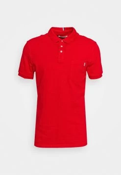 Pier One TRICOLORE TRIM POLO - Poloshirt - Black -Pier One fedb871a3b5145ef978d6dbf67c0147e